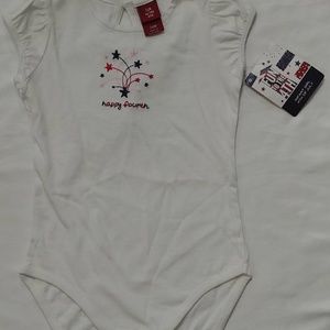 Fun to the 4th Girls 24M bodysuit NWT